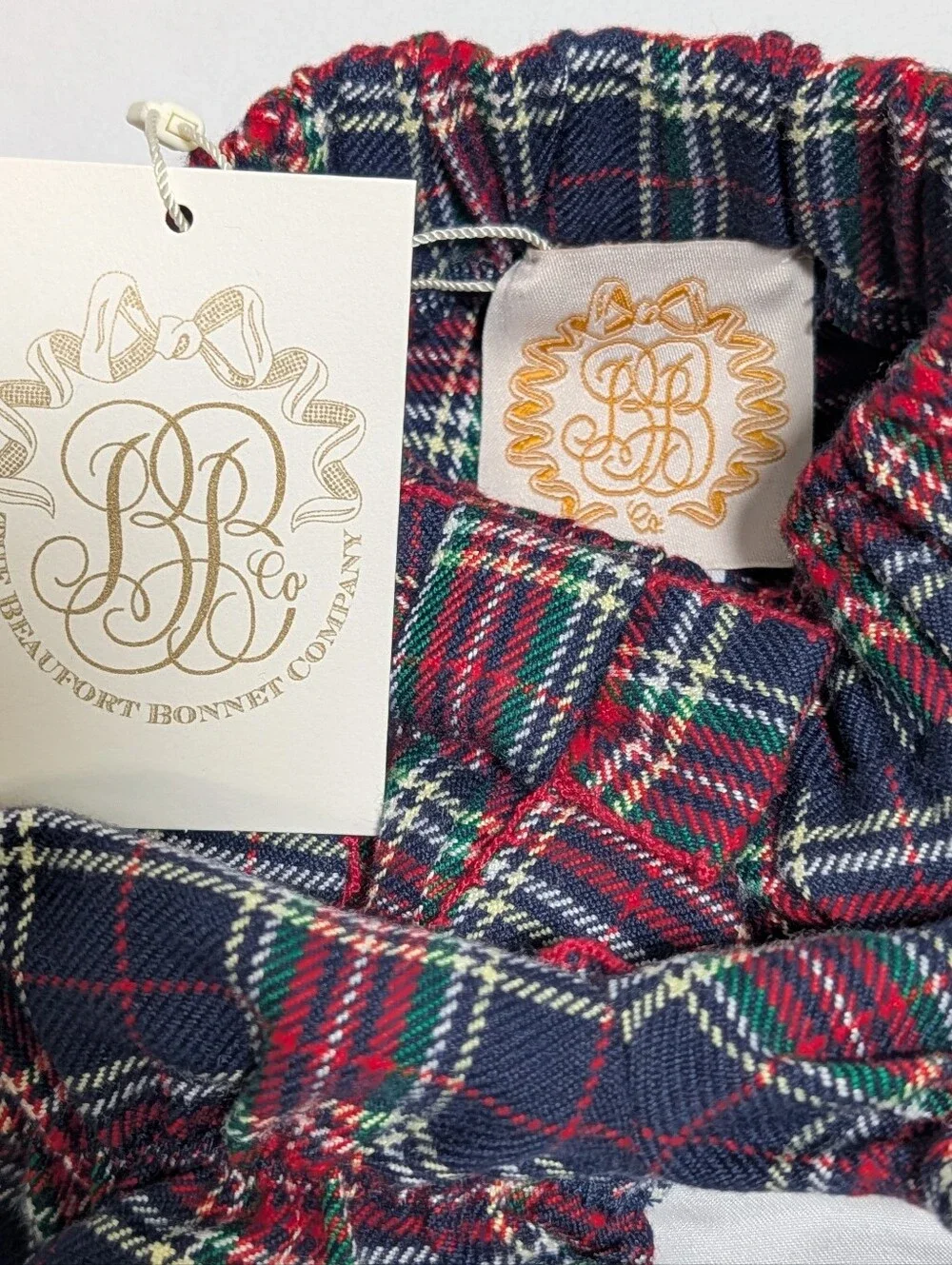 TBBC The Beaufort Bonnet Company Natalie Knickers Plaid Bloomers 0-6M NWT